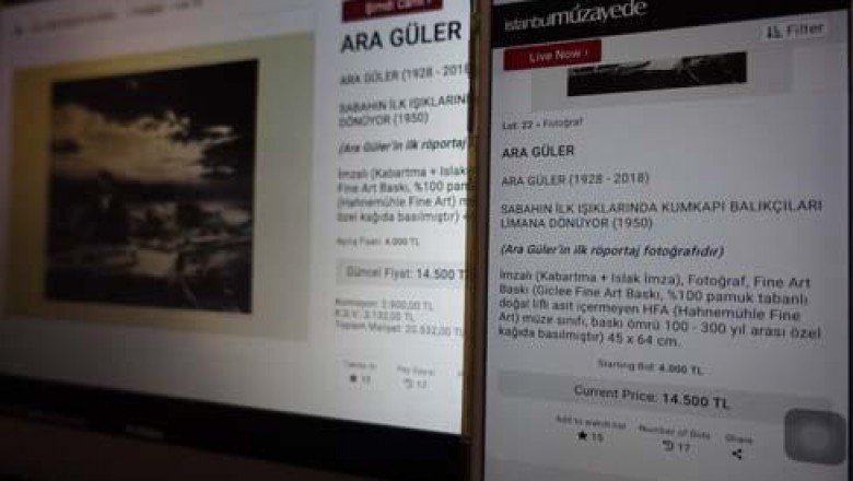 Ara Güler’in ilk röportaj fotoğrafı 20 bin 532 liraya alıcı buldu