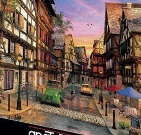 1055 Anatolian Colmar Sokağı – Colmar Street 1000 Parça Puzzle
