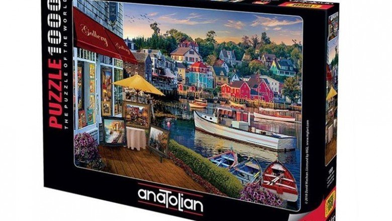 1069 Anatolian Limandaki Galeri 1000 Parça Puzzle