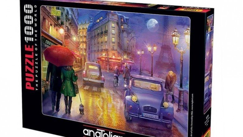 1070 Anatolian Paris’te Bir Gece 1000 parça Puzzle