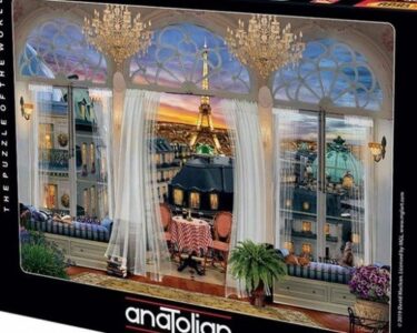 1091 Anatolian Paris Teras Manzarası 1000 parça Puzzle