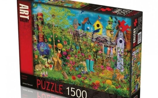 22009 KS Summer Garden – Aimee Stewart 1500 parça Art Gallery Puzzle