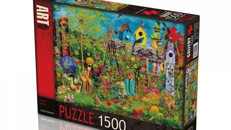 22009 KS Summer Garden – Aimee Stewart 1500 parça Art Gallery Puzzle