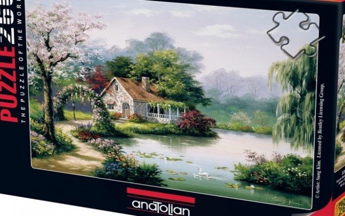 3304 Anatolian Küçük Bahçe Köşkü / 260 Parça Puzzle