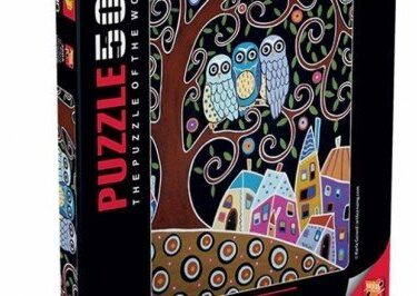 3605 Anatolian Üç Baykuş / 500 Parça Puzzle