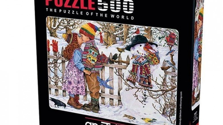 3607 Anatolian İlk Öpücük / 500 Parça Puzzle