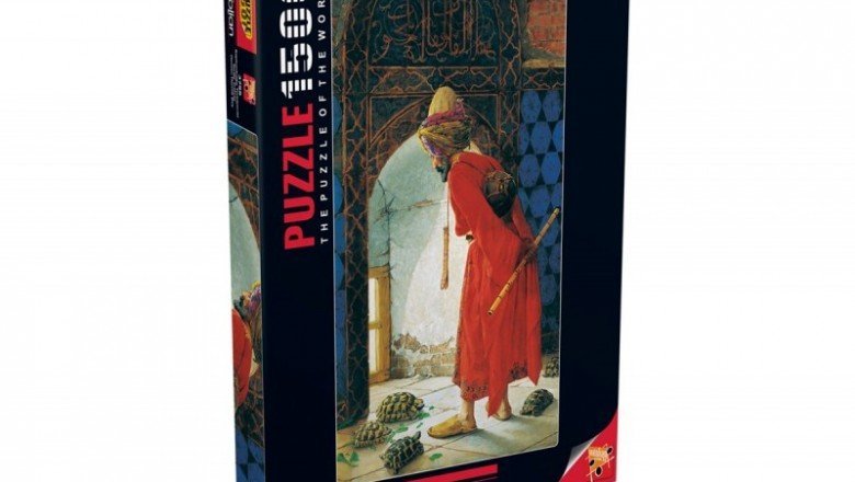 3755 Anatolian Kaplumbağa Terbiyecisi – Osman Hamdi Bey 1500 parça Puzzle
