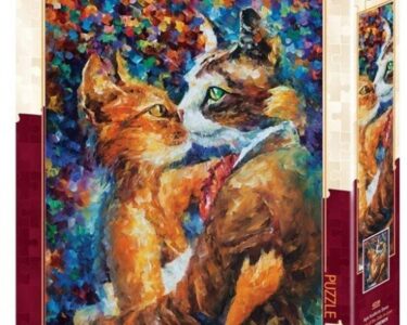 4226 Art Puzzle Aşık Kedilerin Dansı 1000 Parça Puzzle