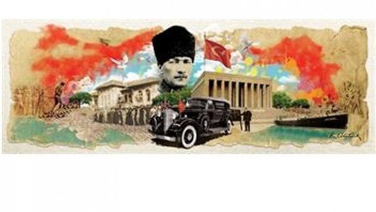 4476 Art Puzzle Atatürk Kolajı 1000 Parça Panorama Puzzle