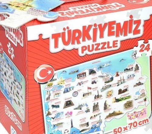 5079 CA Games, Türkiyemiz / 24 parça Puzzle / +3 yaş