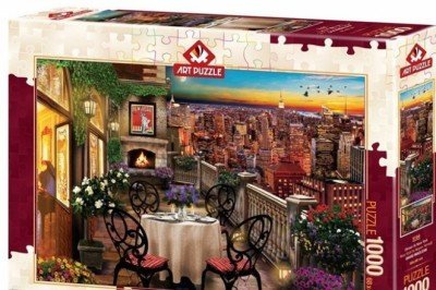 5184 Art Puzzle New York’ta Akşam Yemeği 1000 Parça Puzzle
