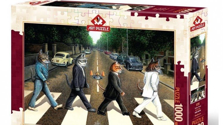 5193 Art Puzzle Kedi Yolu 1000 Parça Puzzle