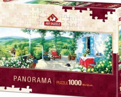 5349 Art Puzzle Verandadaki Misafir 1000 Parça Panorama Puzzle