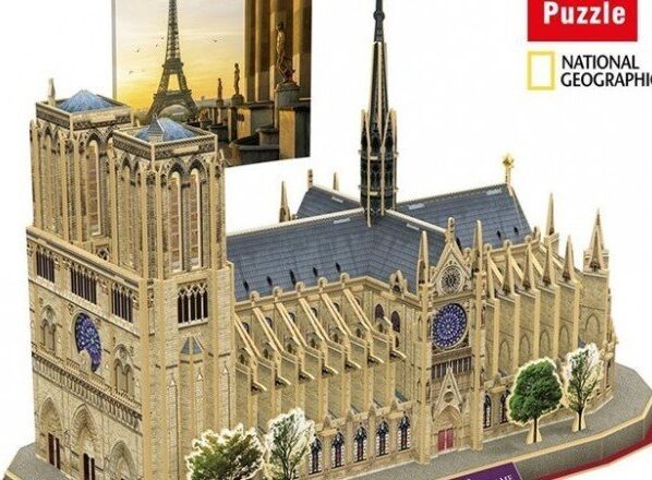 DS0986 Cubic Fun National Geographic Serisi Notre Dame De Paris 228 parça / 3 Boyutlu Puzzle