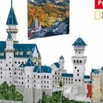 DS0990 Cubic Fun National Geographic Serisi Neuschwanstein Kalesi 121 parça / 3 Boyutlu Puzzle
