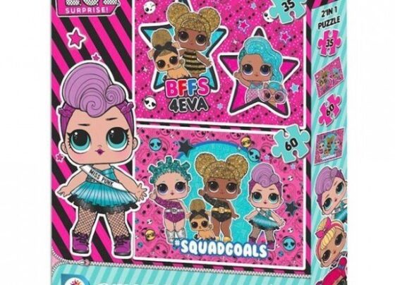 LOL7583 Laço Kids L.O.L. 2’li Puzzle / 35+60 Parça Puzzle