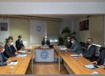 Büyükşehir KASKİ ile yatırım toplantısı yaptı