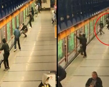 Prag metrosunda boyalı saldırı: Yolcular müdahale etti