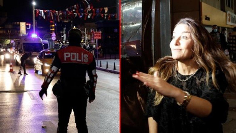 Taksim’de polis noktasındaki taksiciye küfür eden kadın gözaltına alındı