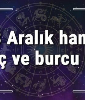 13 Aralık hangi burç ve burcu ne? 13 Aralık tarihde bugün, doğan Türk ile yabancı ünlüler, yükseleni ve özellikleri