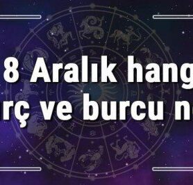 18 Aralık hangi burç ve burcu ne? 18 Aralık tarihde bugün, doğan Türk ile yabancı ünlüler, yükseleni ve özellikleri