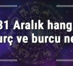 31 Aralık hangi burç ve burcu ne? 31 Aralık tarihde bugün, doğan Türk ile yabancı ünlüler, yükseleni ve özellikleri