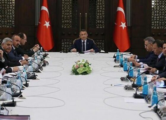 Cumhurbaşkanlığı Külliyesi’nde ihracatın geliştirilmesine yönelik toplantı yapıldı