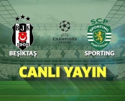 Beşiktaş – Sporting Lizbon maçı ŞİFRESİZ CANLI hangi kanallarda yayınlanacak? Beşiktaş maçı hangi kanalda? Beşiktaş maçını canlı izle…
