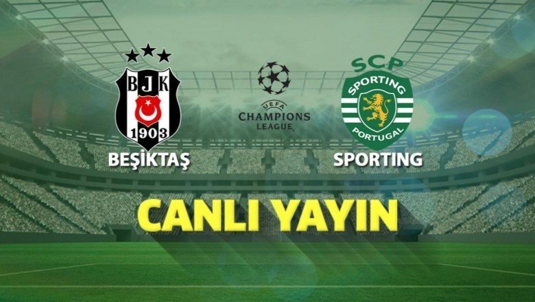 Beşiktaş – Sporting Lizbon maçı ŞİFRESİZ CANLI hangi kanallarda yayınlanacak? Beşiktaş maçı hangi kanalda? Beşiktaş maçını canlı izle…
