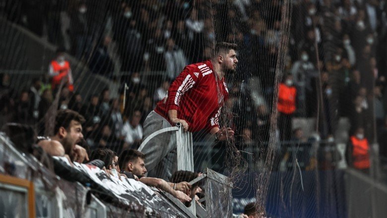 Vodafone Park’ta yaşanan arbedede bir taraftar yaralandı