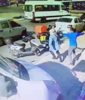 3 kişi ezilmekten son anda kurtuldu