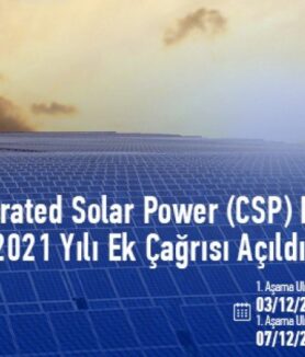 Concenrated Solar Power (CSP) Era-Net 2021 Yılı Ek Çağrısı Açıldı!