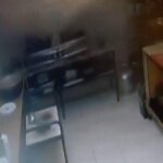 Düdüklü tencere bomba gibi patladı