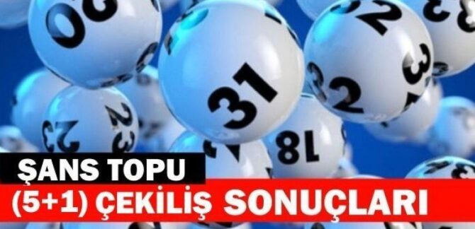 5+1 Şans Topu sonuçları 27 Ekim 2021 canlı çekilişi Milli Piyango Online adresinde