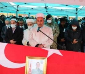 Irak’ın kuzeyinde şehit olan Çiftçi, son yolculuğuna uğurlandı