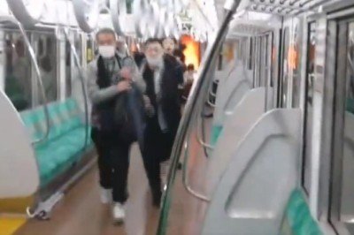 Tokyo’da bıçaklı saldırgan vagonu ateşe verdi: Yaralılar var