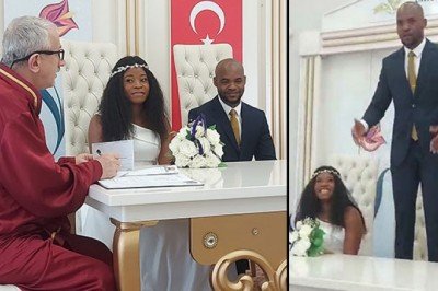 Nijeryalı damat, nikahta sandalye üzerine çıkarak ‘evet’ dedi