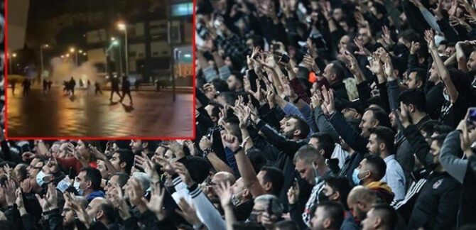 Sporting-Beşiktaş maçı öncesi olay! 3 Beşiktaşlı taraftar yaralandı