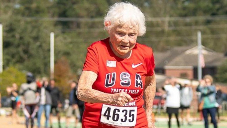 105 yaşındaki Julia Hawkins’ten dünya rekoru