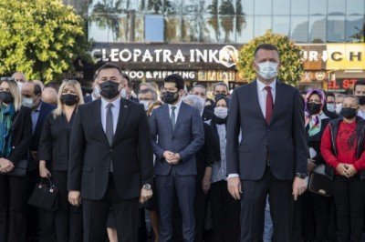 Atatürk, Alanya’da anıldı