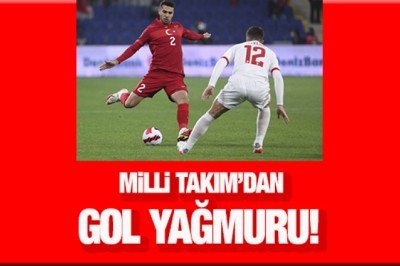 Milli Takım’dan gol yağmuru