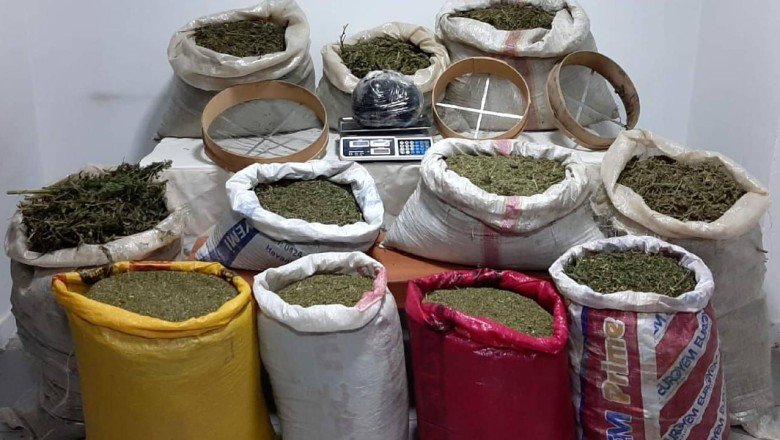 Elazığ’da 211 kilogram esrar ele geçirildi