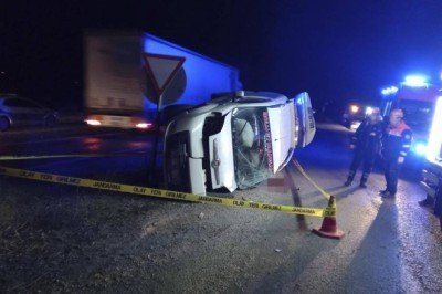 Aksaray’da kaza: 1 ölü, 1 yaralı