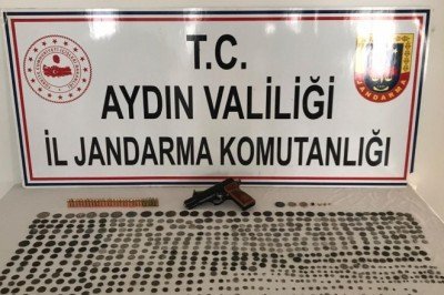 Aydın’da 998 sikke ele geçirildi