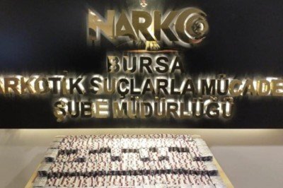 Bursa’da 58 kilogram uyuşturucu madde ele geçirildi