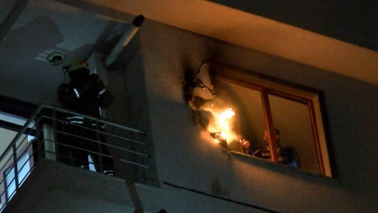 Pendik’te bir kişi evini yakmaya çalıştı