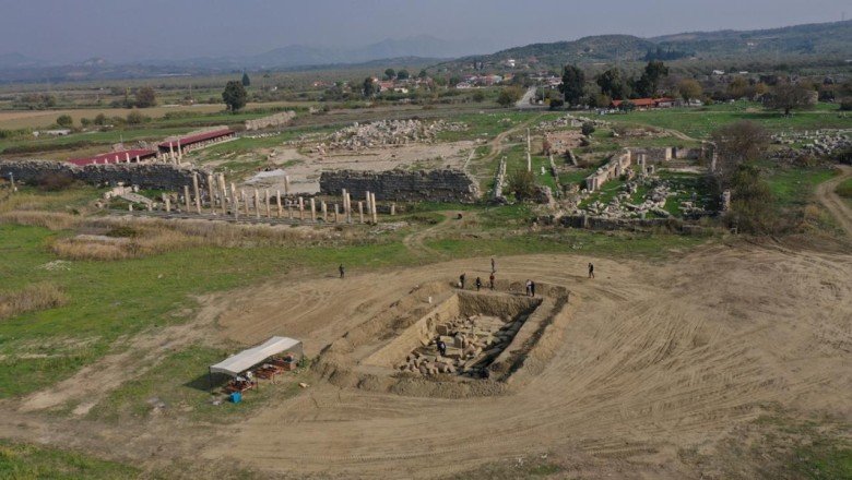Aydın’daki antik kent Magnesia’da ‘Zeus Tapınağı’ ortaya çıktı