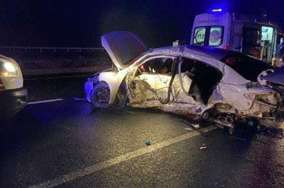 Diyarbakır’da iki araç çarpıştı: 1 ölü, 4 yaralı