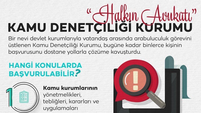 Halkın avukatı: Kamu Denetçiliği Kurumu
