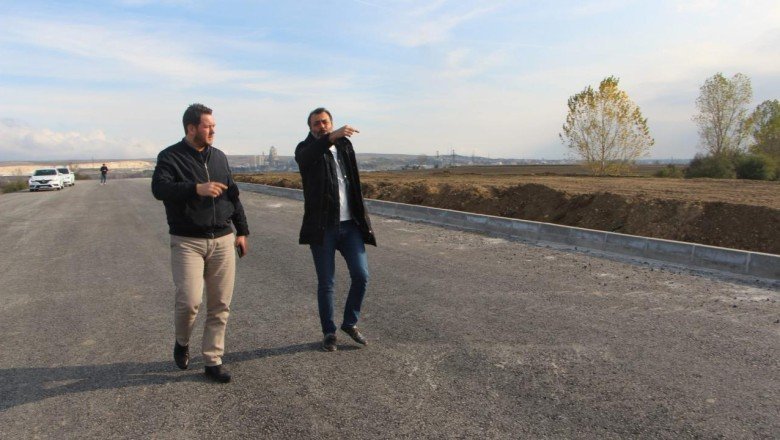 Pınarhisar’da çevre yolunun bir kısmı trafiğe açıldı